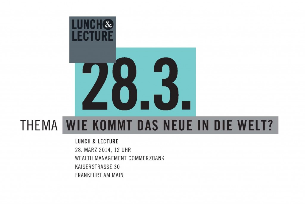 4. Lunch & Lecture